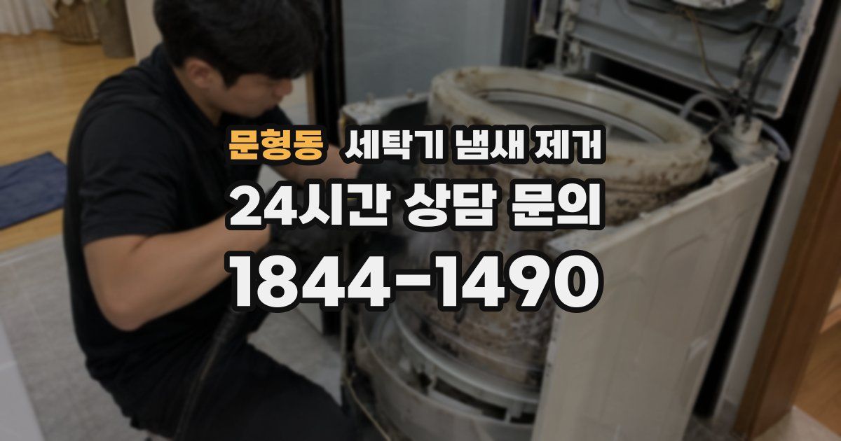 문형동 세탁기 냄새 제거