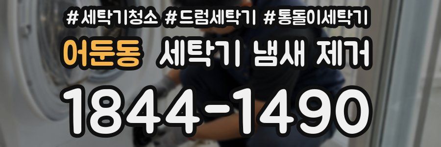 어둔동 세탁기 냄새 제거