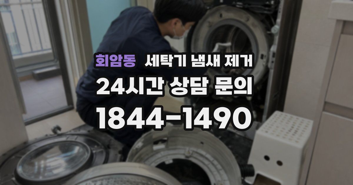 회암동 세탁기 냄새 제거