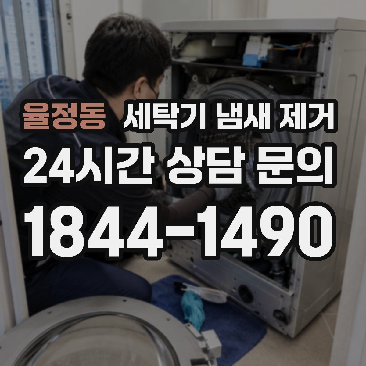 율정동 세탁기 냄새 제거