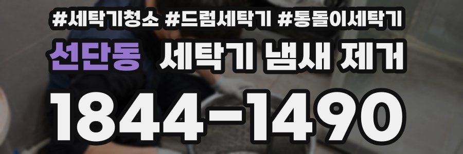 선단동 세탁기 냄새 제거