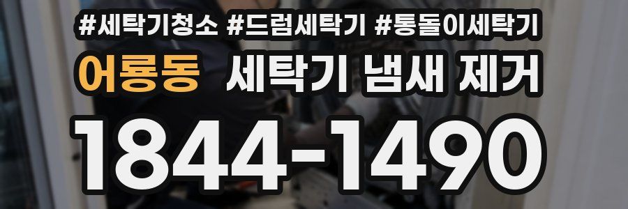 어룡동 세탁기 냄새 제거
