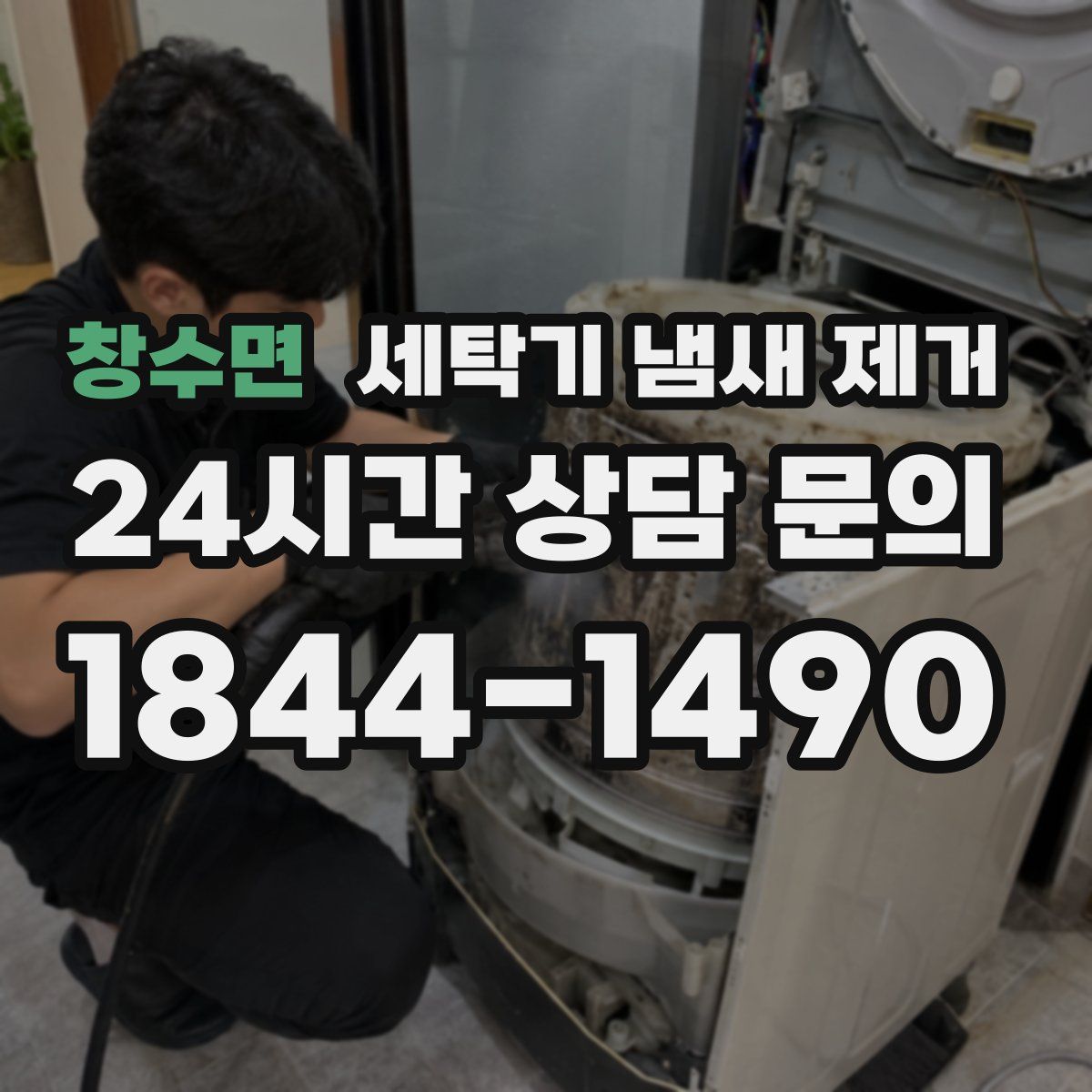 창수면 세탁기 냄새 제거