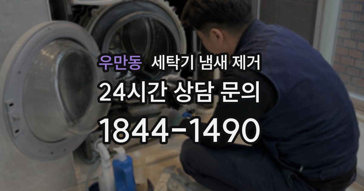 우만동 세탁기 냄새 제거
