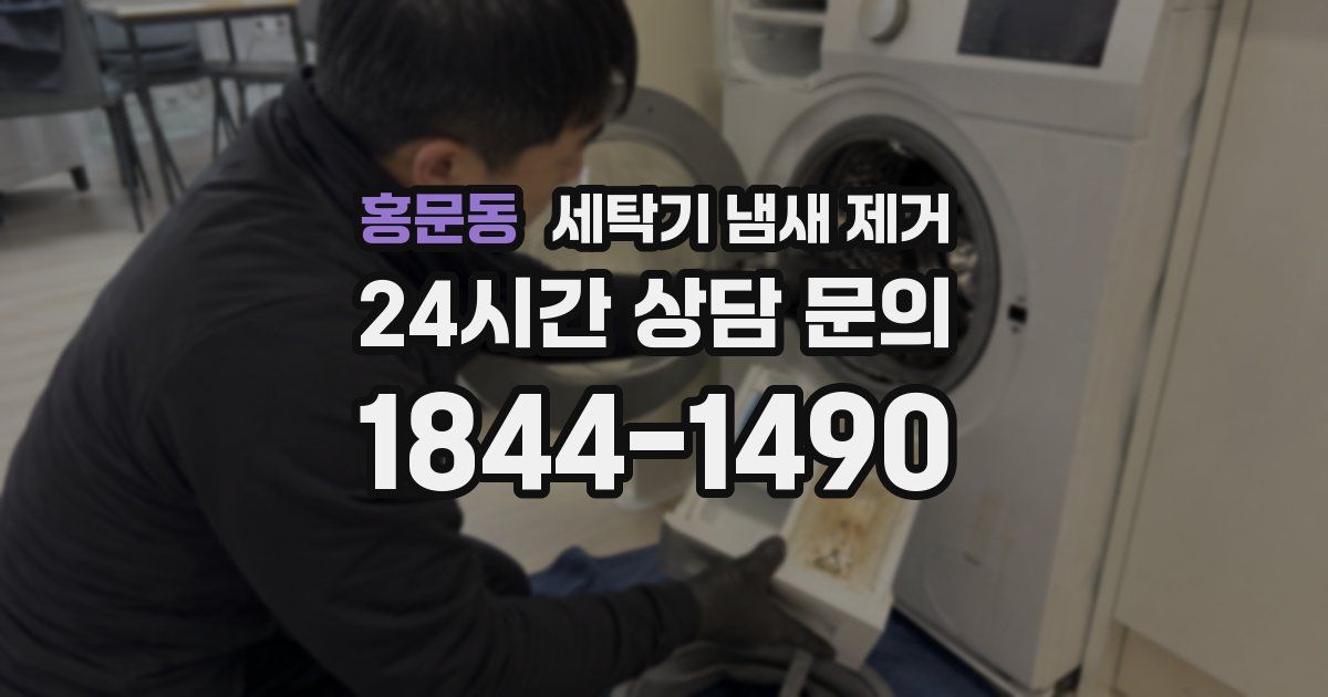 홍문동 세탁기 냄새 제거