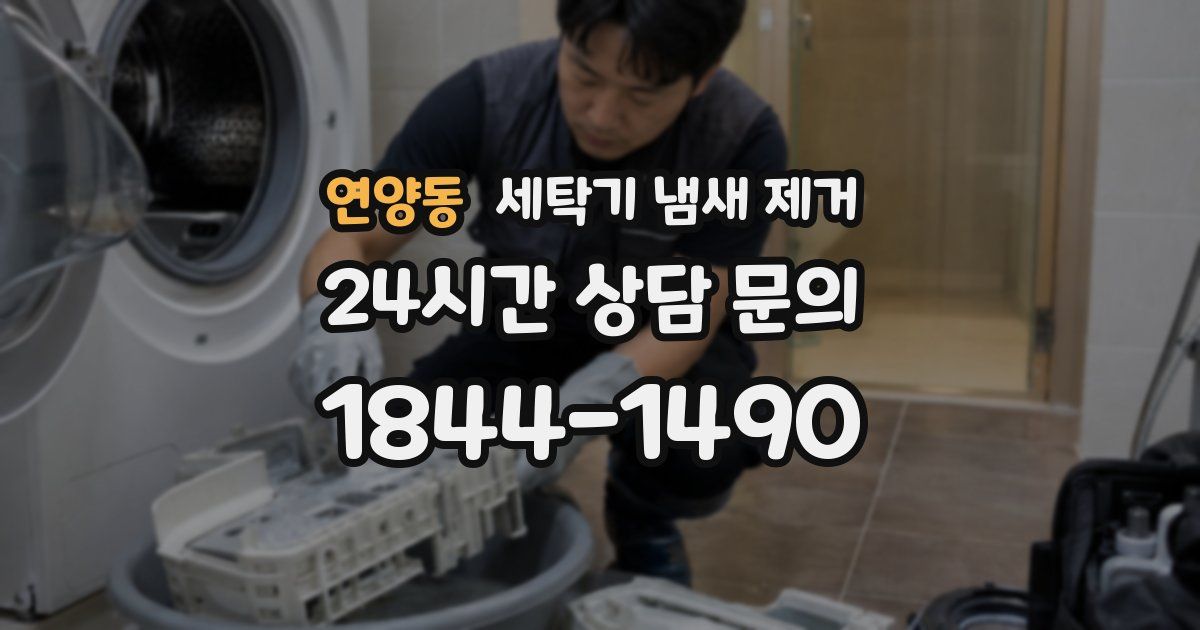 연양동 세탁기 냄새 제거