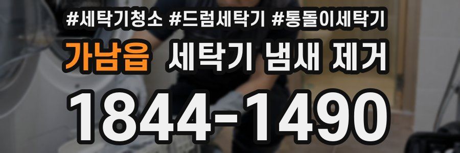 가남읍 세탁기 냄새 제거