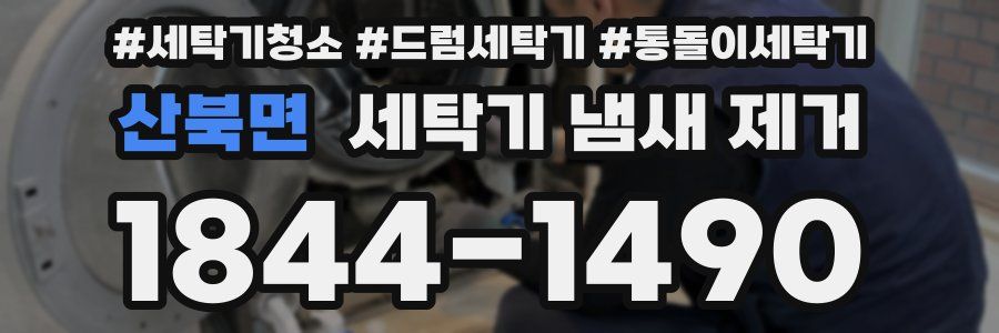 산북면 세탁기 냄새 제거
