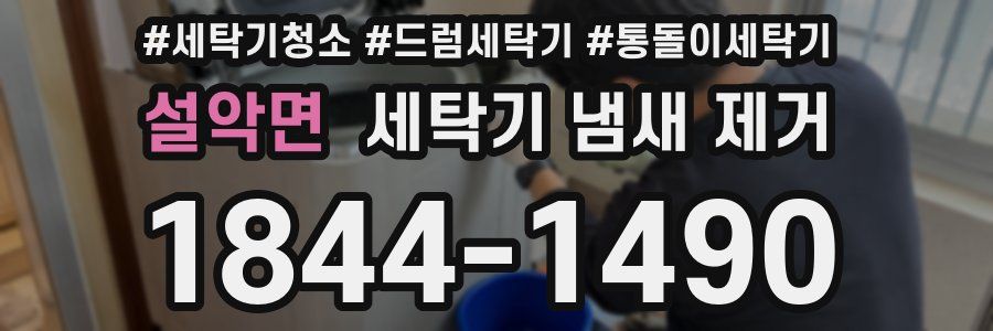 설악면 세탁기 냄새 제거