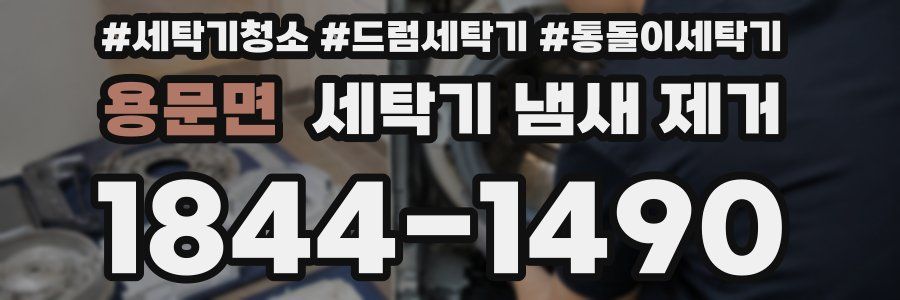 용문면 세탁기 냄새 제거