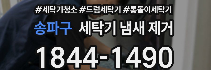 송파구 세탁기 냄새 제거