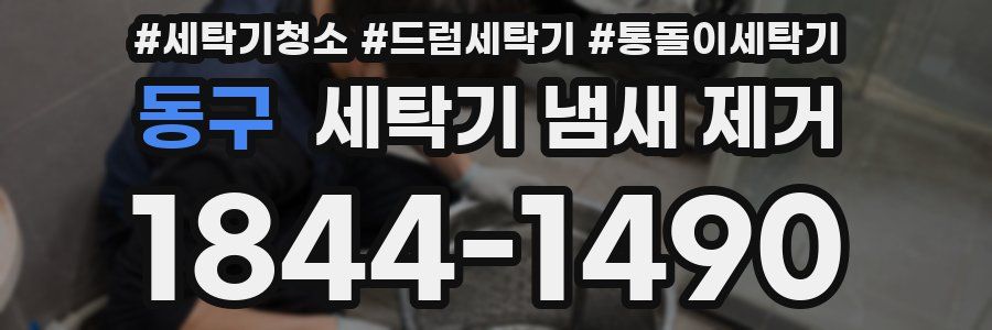 동구 세탁기 냄새 제거