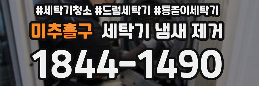 미추홀구 세탁기 냄새 제거