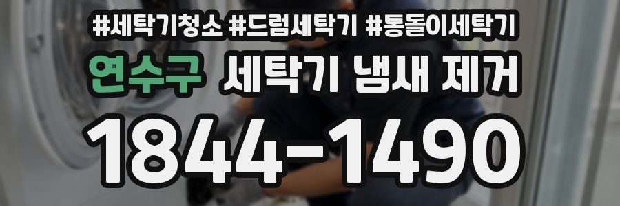연수구 세탁기 냄새 제거
