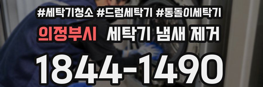 의정부시 세탁기 냄새 제거