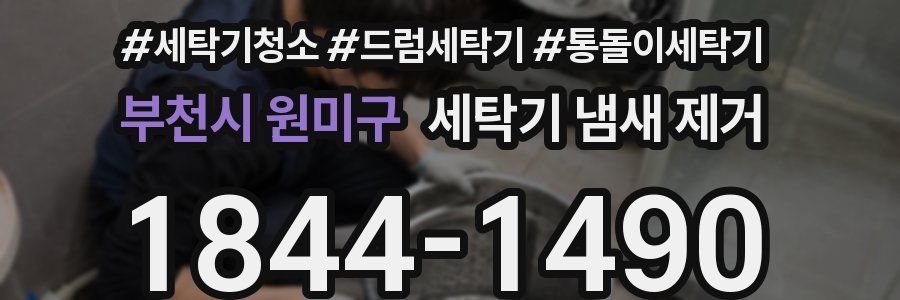 부천시 원미구 세탁기 냄새 제거
