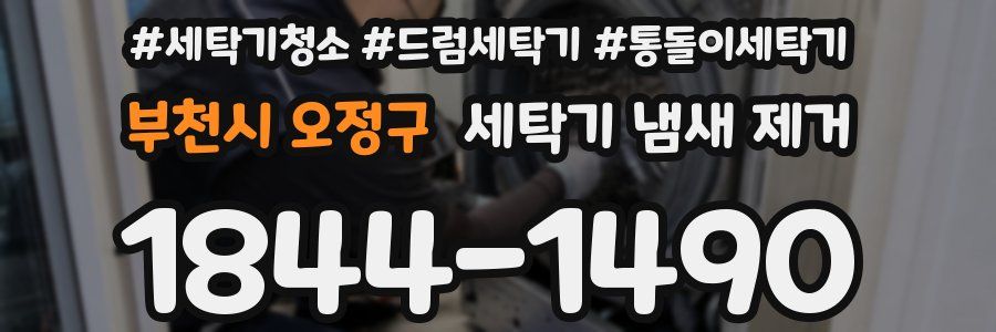 부천시 오정구 세탁기 냄새 제거