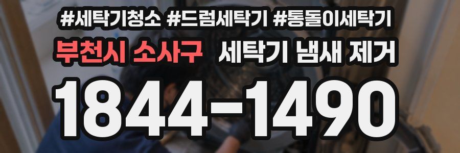 부천시 소사구 세탁기 냄새 제거