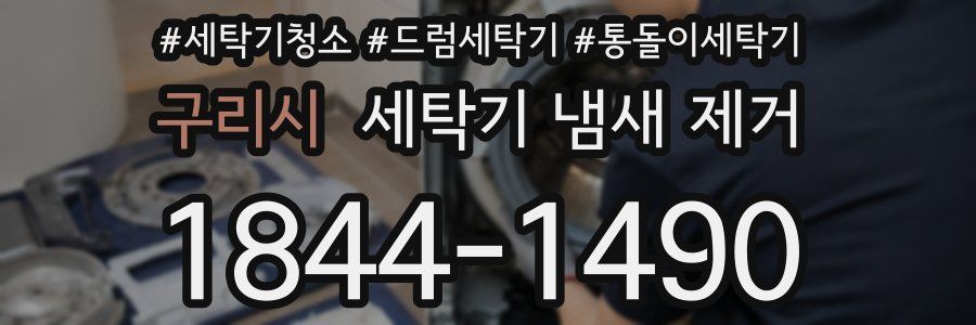 구리시 세탁기 냄새 제거