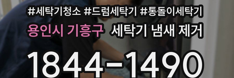 용인시 기흥구 세탁기 냄새 제거