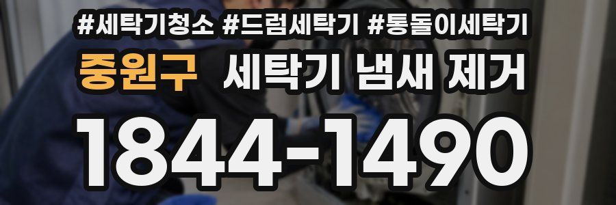 중원구 세탁기 냄새 제거