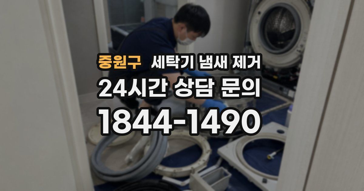 중원구 세탁기 냄새 제거