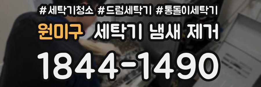 원미구 세탁기 냄새 제거