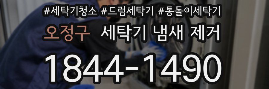 오정구 세탁기 냄새 제거