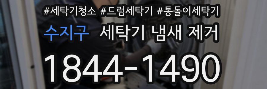 수지구 세탁기 냄새 제거