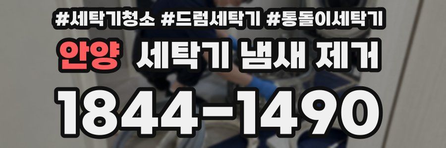 안양 세탁기 냄새 제거