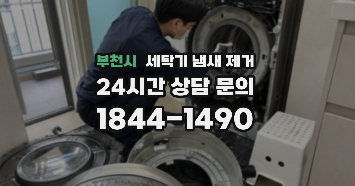 부천시 세탁기 냄새 제거