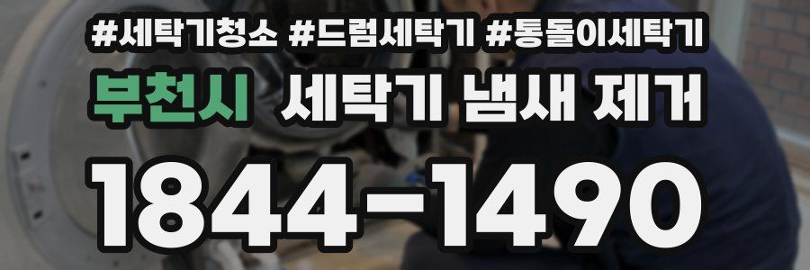 부천시 세탁기 냄새 제거