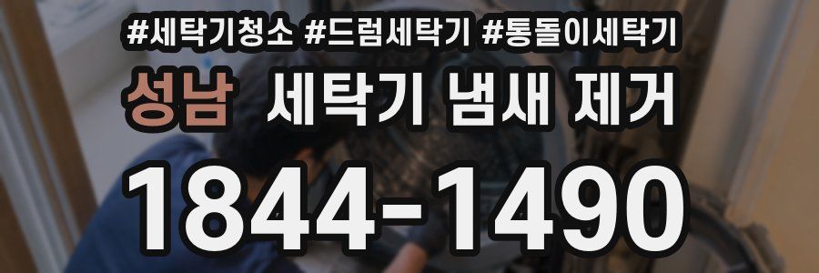 성남 세탁기 냄새 제거