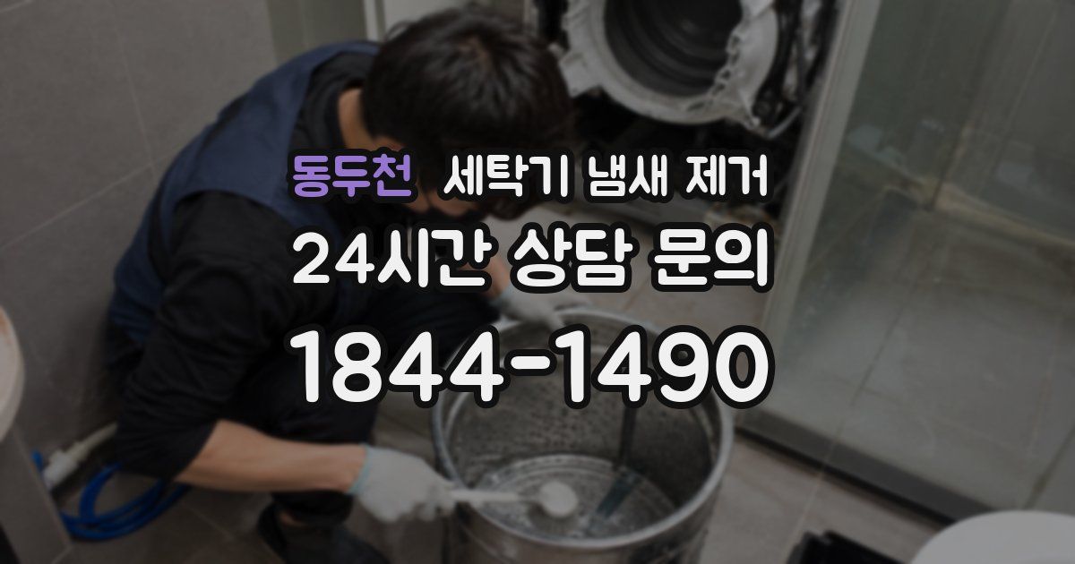 동두천 세탁기 냄새 제거