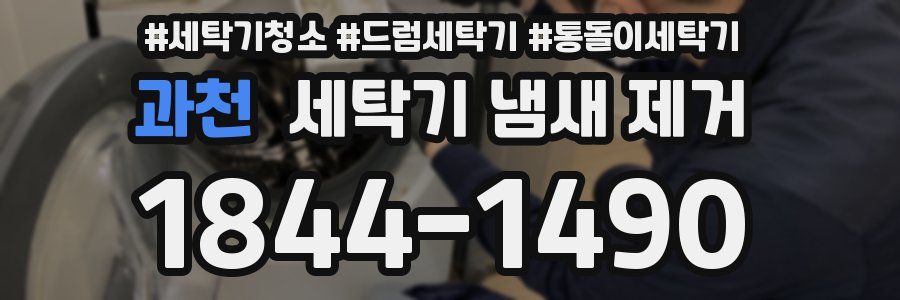 과천 세탁기 냄새 제거