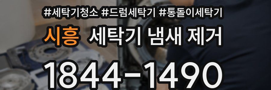 시흥 세탁기 냄새 제거