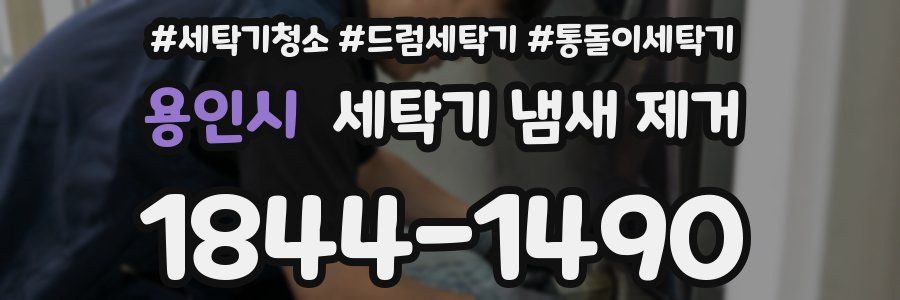용인시 세탁기 냄새 제거