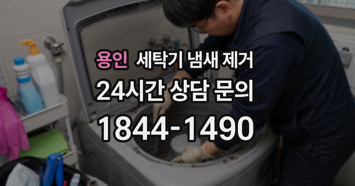 용인 세탁기 냄새 제거