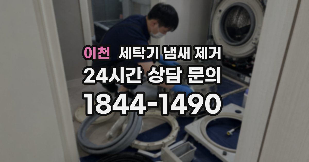 이천 세탁기 냄새 제거