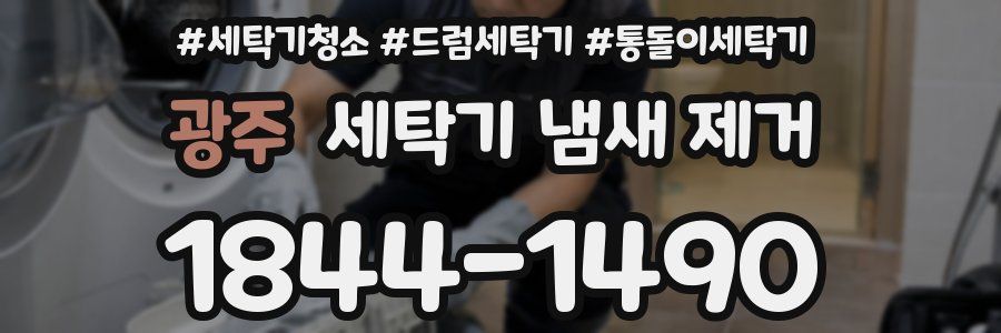 광주 세탁기 냄새 제거
