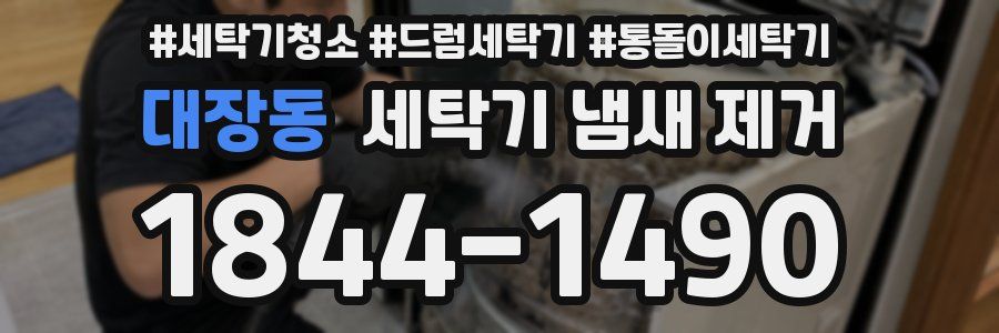 대장동 세탁기 냄새 제거