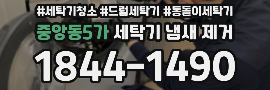 중앙동5가 세탁기 냄새 제거
