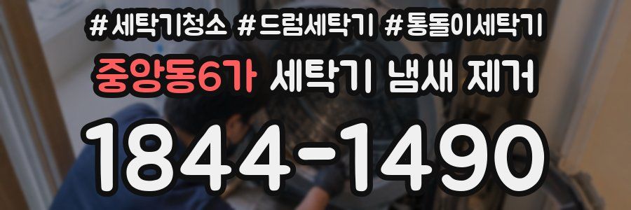 중앙동6가 세탁기 냄새 제거