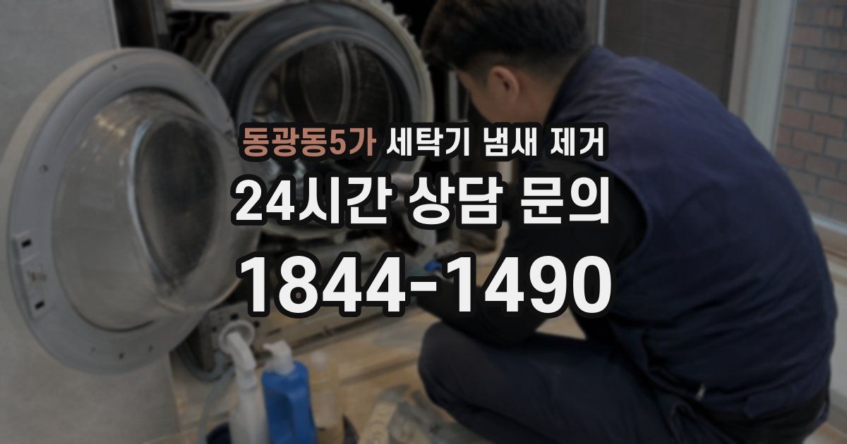 동광동5가 세탁기 냄새 제거