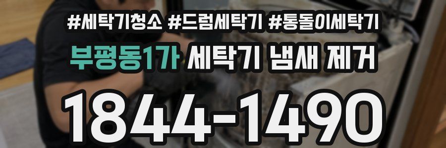 부평동1가 세탁기 냄새 제거