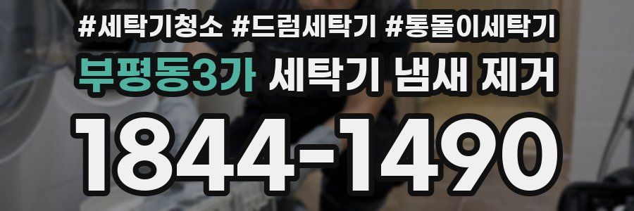 부평동3가 세탁기 냄새 제거