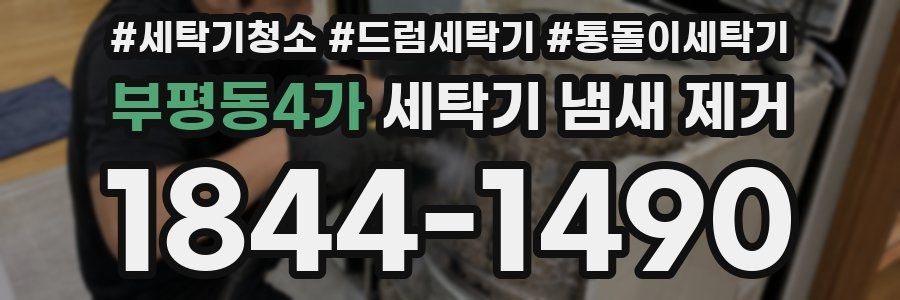 부평동4가 세탁기 냄새 제거
