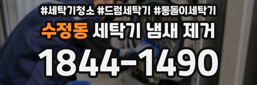 수정동 세탁기 냄새 제거
