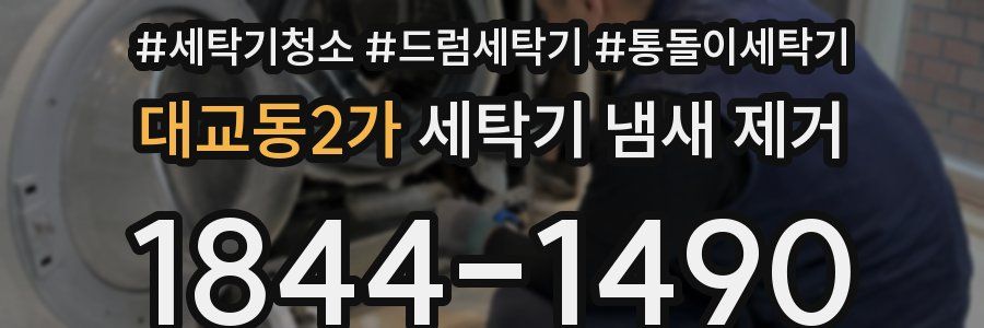 대교동2가 세탁기 냄새 제거