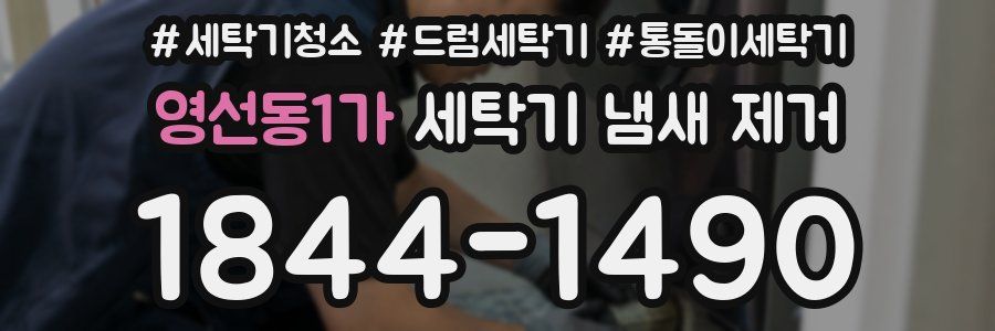 영선동1가 세탁기 냄새 제거